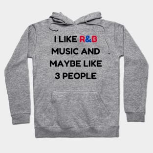 Funny r&b Music Lover Gift Idea 90s designs  vintage retro 2024 Hoodie